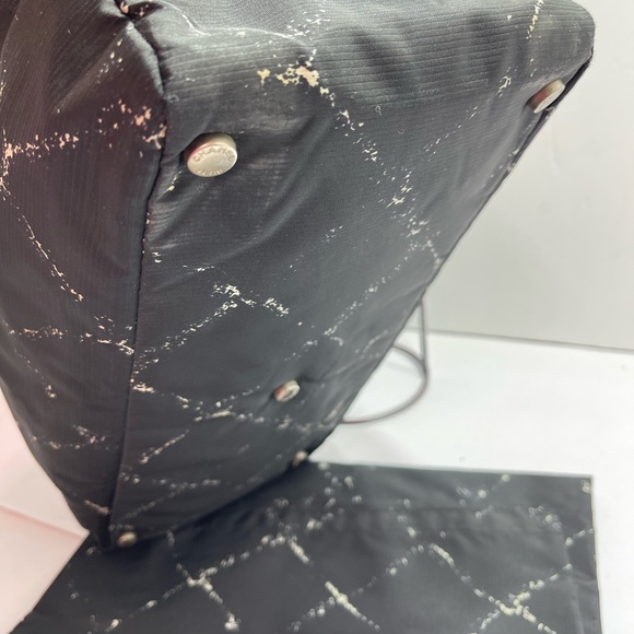 Chanel Travel Line in Black  and white nylon , with nylon dust bag. - Picture 7 of 16